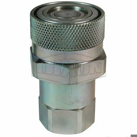 DIXON DQC VEP Female Coupler, 1-11 Nominal, Female BSPP, Steel, Domestic 8VEPBF8